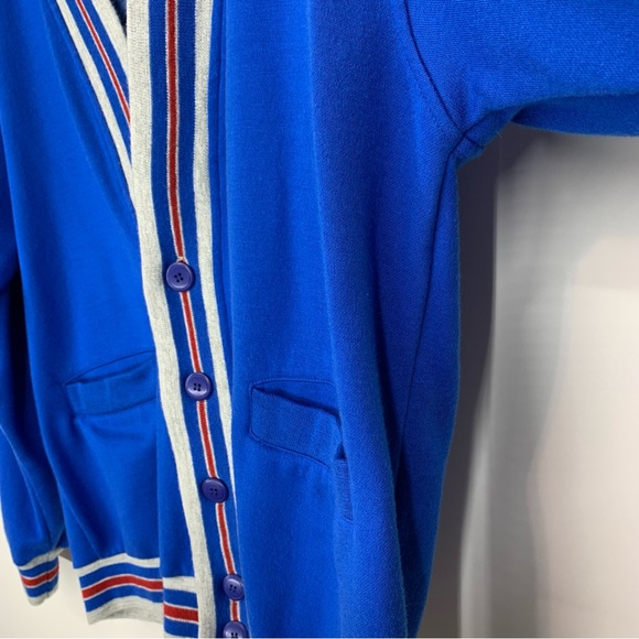 Rare Vintage Sports In Motion Varsity Style Grandpa Sweatshirt Cardigan Sweater - Picture 6 of 16